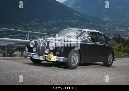 south tyrol classic cars 2014 Jaguar MK 2 Stock Photo