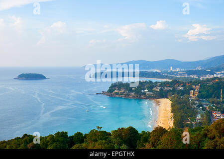 View at Kata Noi, Kata and Karon beach Stock Photo