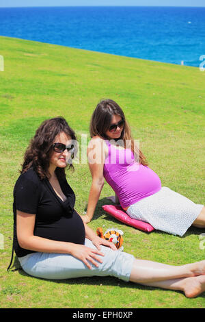 Two pregnant women Stock Photo - Alamy