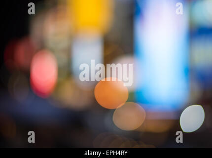 Urban traffic bokeh background Stock Photo