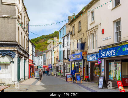 High Street in Bangor, Gwynedd, Wales, UK Stock Photo