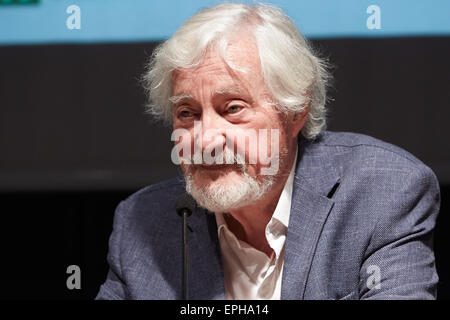 Anthropologist Marc Auge at Salone del Libro, international book fair on May 17, 2015 in Turin. Stock Photo
