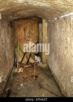 Mellieha World War 11 Shelters, Malta Stock Photo