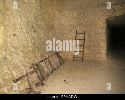 Mellieha World War 11 Shelters, Malta Stock Photo