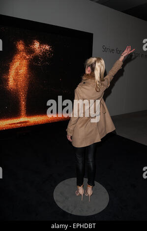 'Inside Rolls-Royce' exhibition - VIP preview held at the Saatchi Gallery  Featuring: Storm Uechtritz Where: London, United Kingdom When: 13 Nov 2014 Credit: Daniel Deme/WENN.com Stock Photo