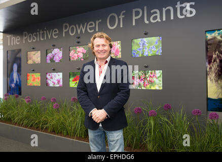 Gardener David Domoney attends RHS Chelsea flower show 2015 Stock Photo