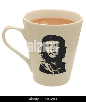 Ernesto 'Che' Guevara Face on a Mug Stock Photo