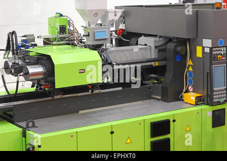 Injection moulding machine Stock Photo