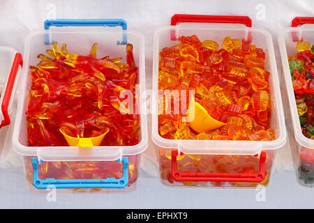 Gummy worms Stock Photo