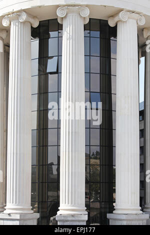 Ionic columns Stock Photo