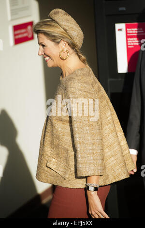 Queen Maxima of the Netherlands attends the opening of the new office ...