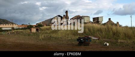 Desolate sugar mill near Koloa, Kauai Stock Photo
