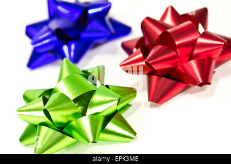 colored ribbons Stock Photo