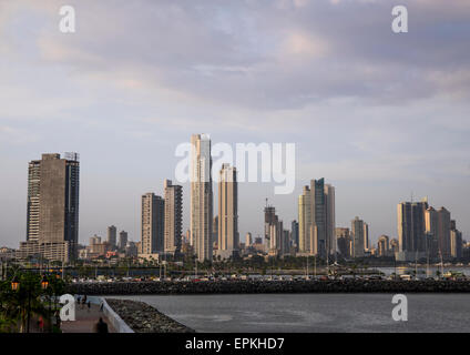Panama, Province Of Panama, Panama City, City Skyline Stock Photo