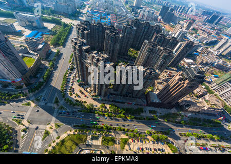 high rise residential area Stock Photo