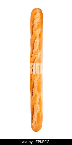 Healthy grain french baguette bread loaf isolated on white background ...