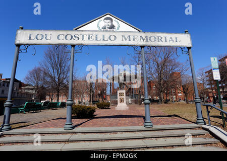 Lou Costello Memorial Park Paterson New Jersey Stock Photo