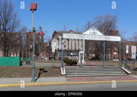 Lou Costello Memorial Park Paterson New Jersey Stock Photo