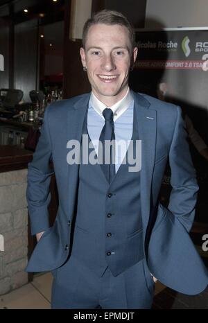 Irish professional cyclists Nicolas Roche, Sam Bennett, Philip Deignan and Dan Martin attend a 'Meet the Pros' event in Dunboyne Castle Hotel, Dublin, Ireland - 13.11.14.  Featuring: Sam Bennett Where: Dublin, Ireland When: 14 Nov 2014 Credit: WENN.com Stock Photo