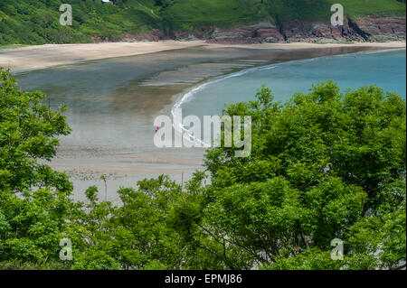 Freshwater East beach. Pembrokeshire. Wales. Cymru. UK. United Kingdom. Stock Photo