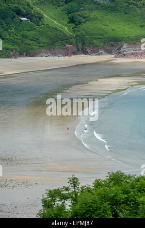 Freshwater East beach. Pembrokeshire. Wales. Cymru. UK. United Kingdom. Stock Photo