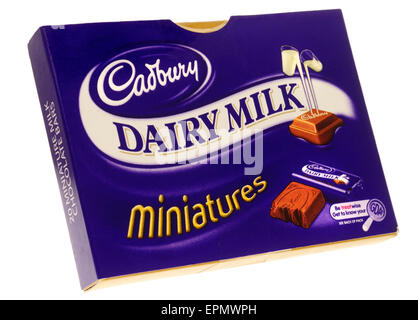Cadbury Dairy Milk Miniatures Chocolates Stock Photo - Alamy