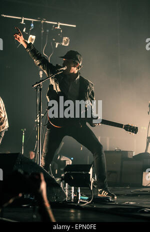 Jamie T performs at Alexandra Palace on the first of two nights touring