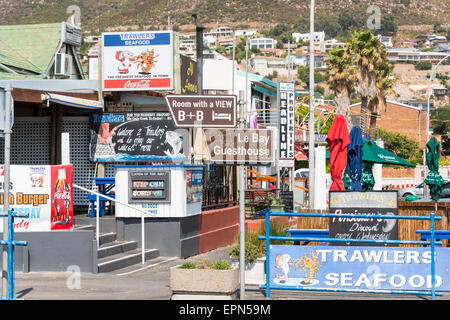 Trawlers seafood restaurant, Gordon's Bay, Helderberg District, Cape Peninsula, Western Cape Province, Republic of South Africa Stock Photo