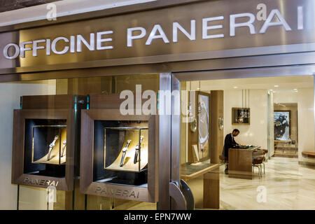 PANERAI LUXURY WATCHES ON DISPLAY Stock Photo Alamy