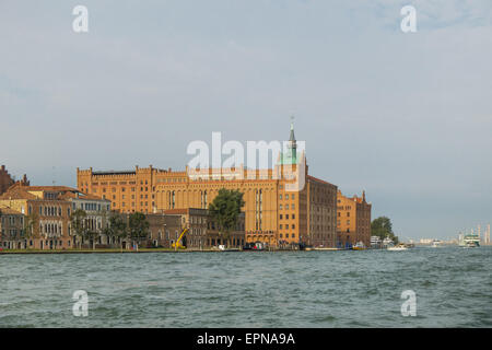 Luxury Hotel Molino Stucky Hilton, Venice, Venetia, Italy Stock Photo