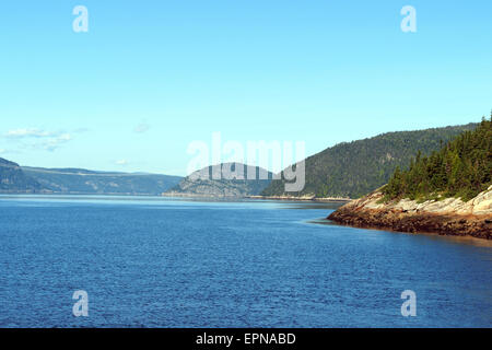 Saguenay Fjord near Tadoussac, Quebec, Canada Stock Photo