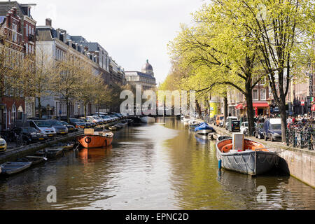 Canal Serenity, Amsterdam Stock Photo