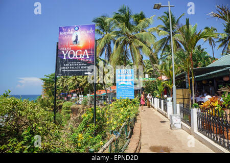 Varkala is town in Thiruvananthapuram district situated in the Indian state of Kerala. Stock Photo