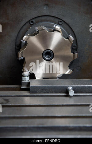 Milling Cutter cuttiing blade an industrial engineering tool Stock Photo