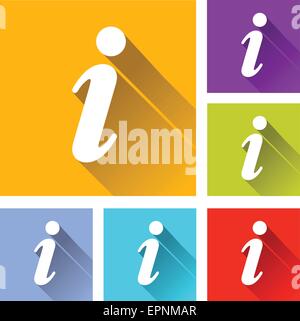 Info icon for simple flat style ui design Stock Vector Image & Art - Alamy