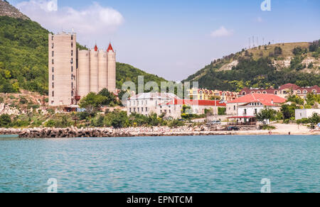 Landscape of Kavarna, coastal town and seaside resort in northeastern Bulgaria, Black Sea coast Stock Photo