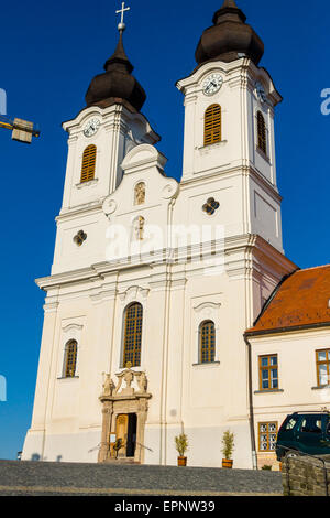 Benedictine abbey in Tihany, Hungary Stock Photo