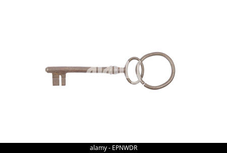 Key with ring Stock Photo