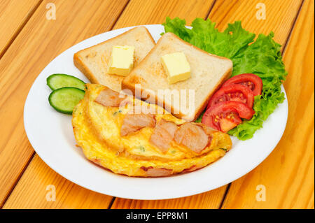 country omelette Stock Photo