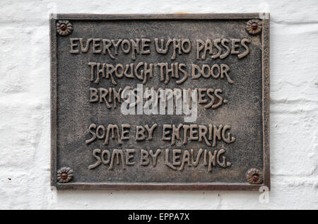 An amusing Uk pub sign Stock Photo - Alamy