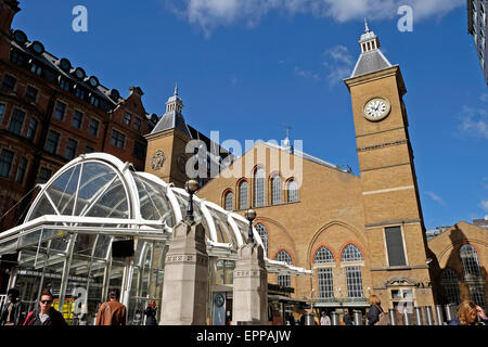 Exterior view of Liverpool Street Station in London UK KATHY DEWITT Stock Photo