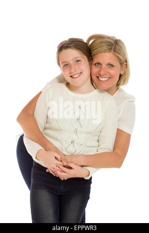 Model isolated on plain background in studio Stock Photo