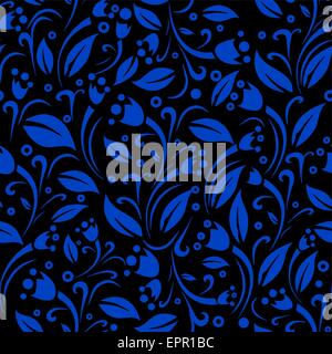 Floral vector seamless pattern. Ornate texture with flowers can be used for wallpaper, pattern fills, web page background,surfac Stock Vector