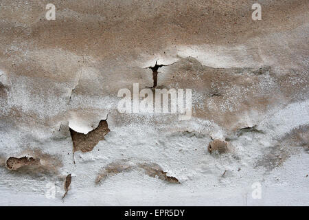 plaster bulges -  blistering Stock Photo