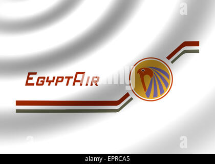 Egypt Air logo symbol icon flag emblem sign Stock Photo