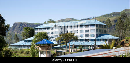 Blue Field tea factory, near Nuwara Eliya, Central Province, Sri Lanka, Asia Stock Photo