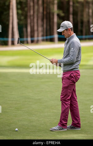 London, UK. 20 May 2015.  Justin Rose (England) during the BMW PGA Championship 2015 Pro-Am at Wentworth club, Surrey. Credit:  Stephen Chung / Alamy Live News Stock Photo