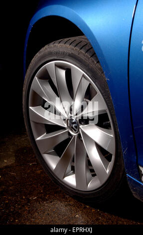 2008 VW Scirocco sports coupe alloy wheel Stock Photo