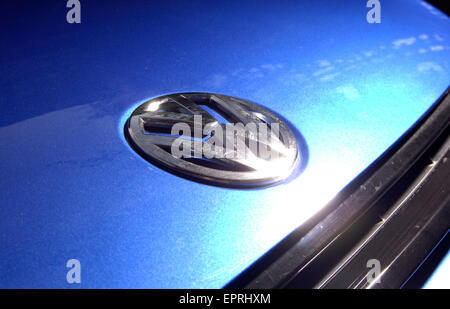 2008 VW Scirocco sports coupe Volkswagen badge Stock Photo