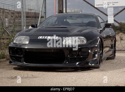 modified 1993 Toyota Supra Mk IV A80 shape Japanese sports car Stock Photo